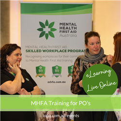 Mental Health First Aid for Professional Organisers