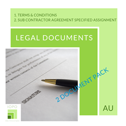 AU T&amp;Cs + Sub Contractor Agreement Project Specific